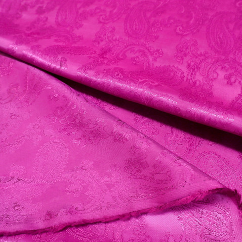 Paisley Jacquard Lining Dark Pink