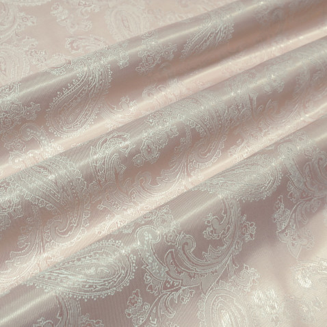 Paisley Jacquard Lining Light Pink