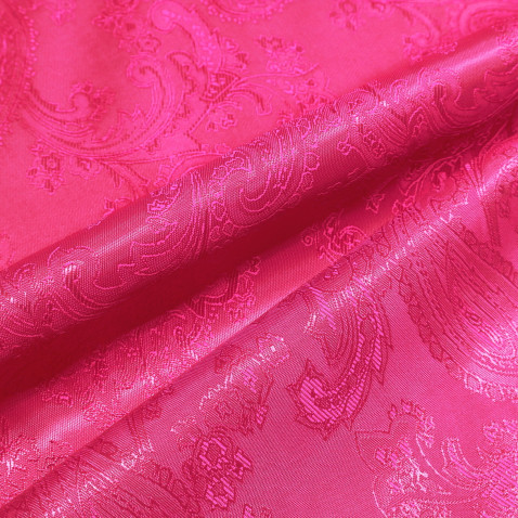 Paisley Jacquard Lining Raspberry