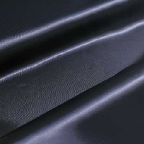Plain Satin Lining Navy Blue